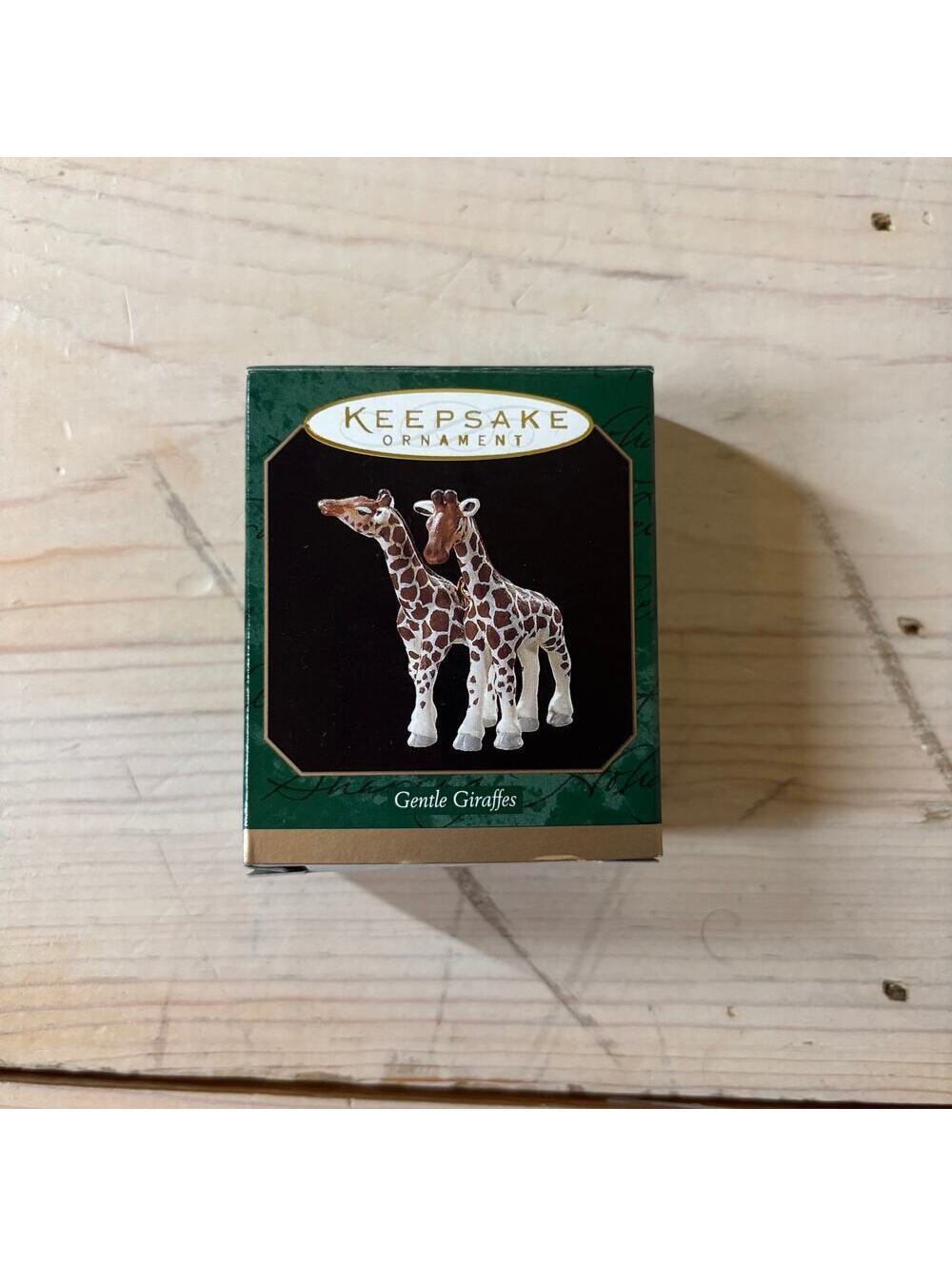 Hallmark Keepsake Ornament NIB Gentle Giraffes Noah's Ark Mini Collectors Series